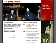 Tablet Screenshot of nachtwaechter-salzburg.com